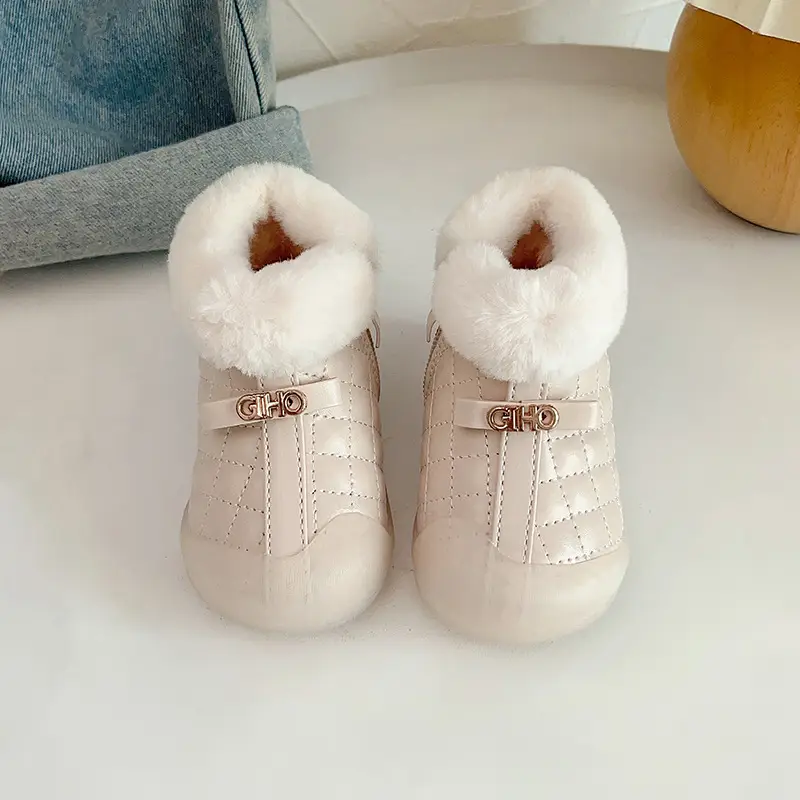 Velvet Baby Snow Boots Warm Winter Toddler Shoes