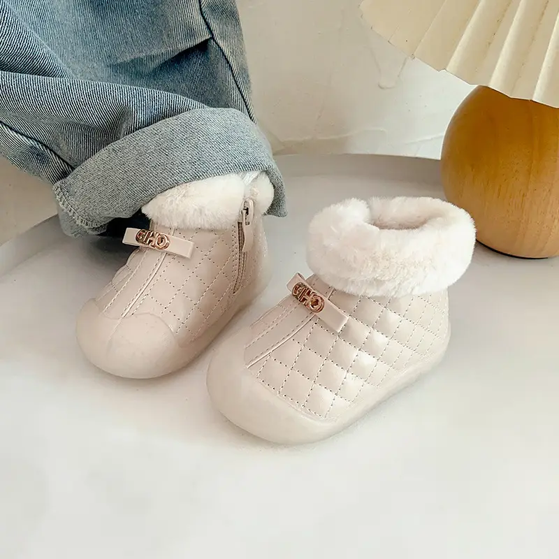 Velvet Baby Snow Boots Warm Winter Toddler Shoes