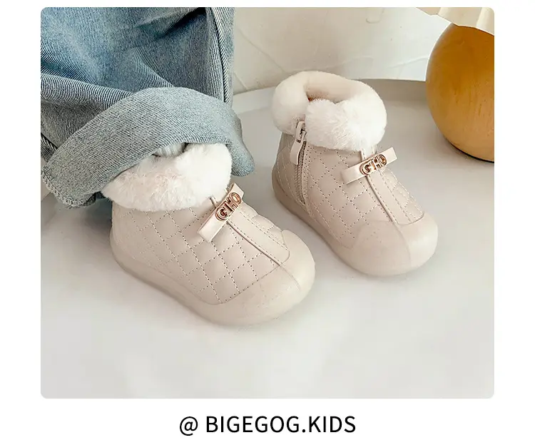 Velvet Baby Snow Boots Warm Winter Toddler Shoes — feature 16
