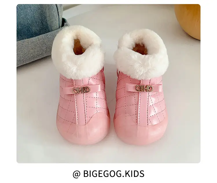 Velvet Baby Snow Boots Warm Winter Toddler Shoes — feature 18