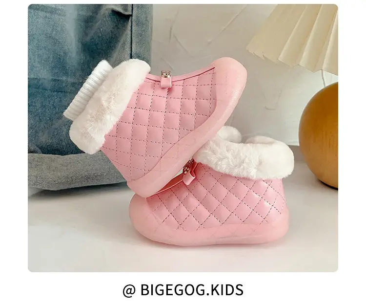 Velvet Baby Snow Boots Warm Winter Toddler Shoes — feature 22