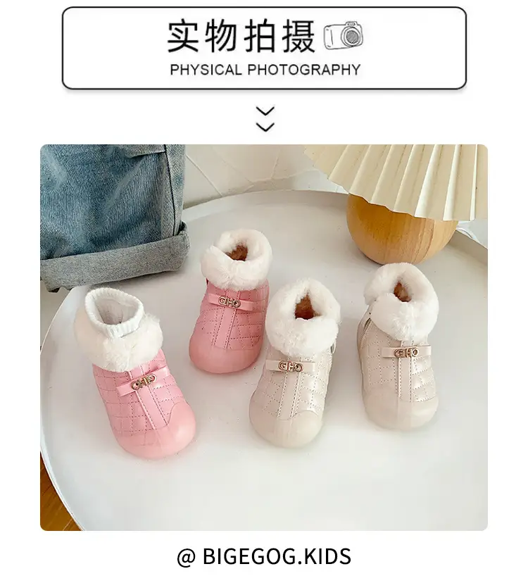 Velvet Baby Snow Boots Warm Winter Toddler Shoes — feature 8