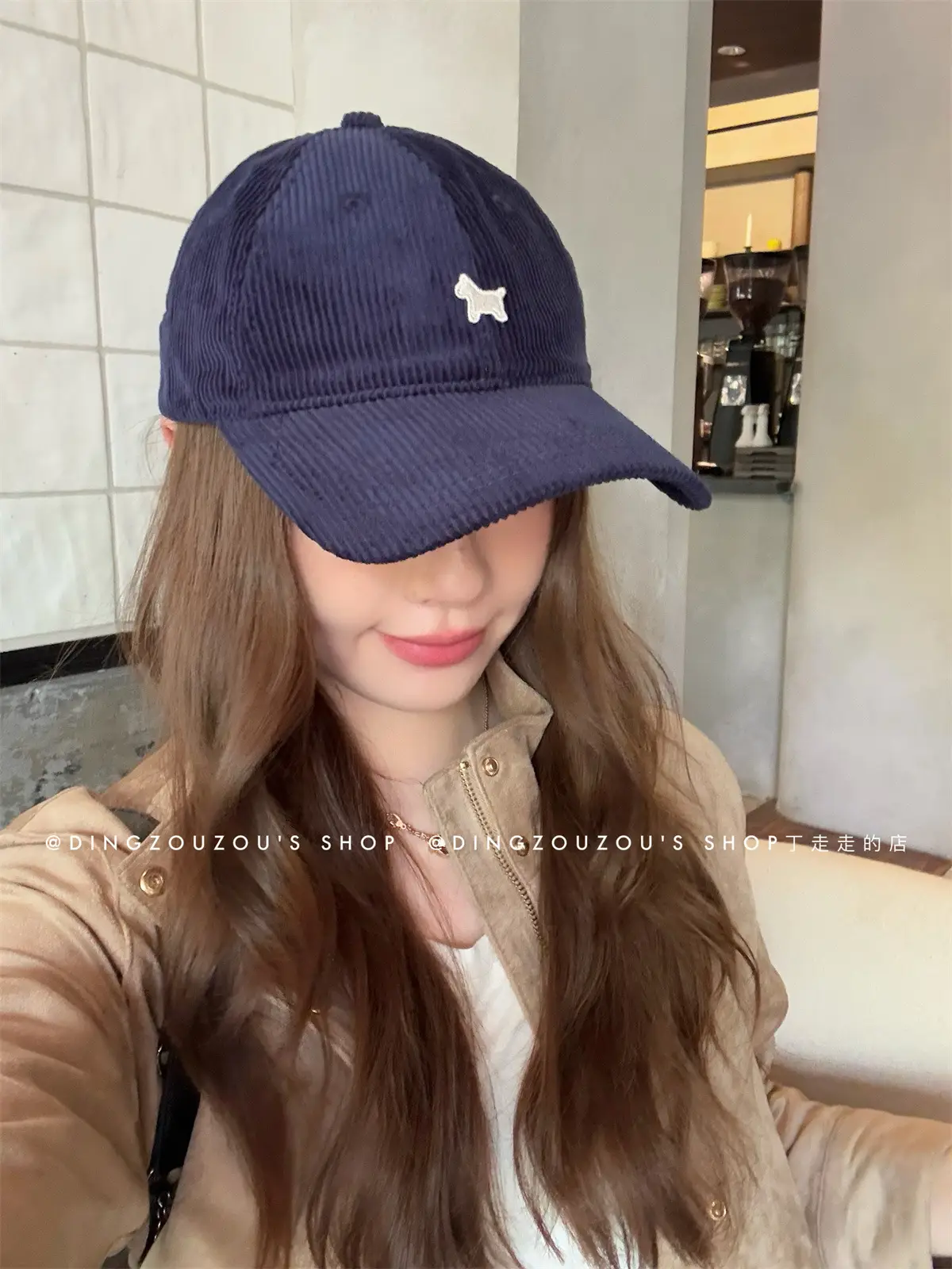 Cute Little Pony Embroidered Coffee Cap for Women — feature 19