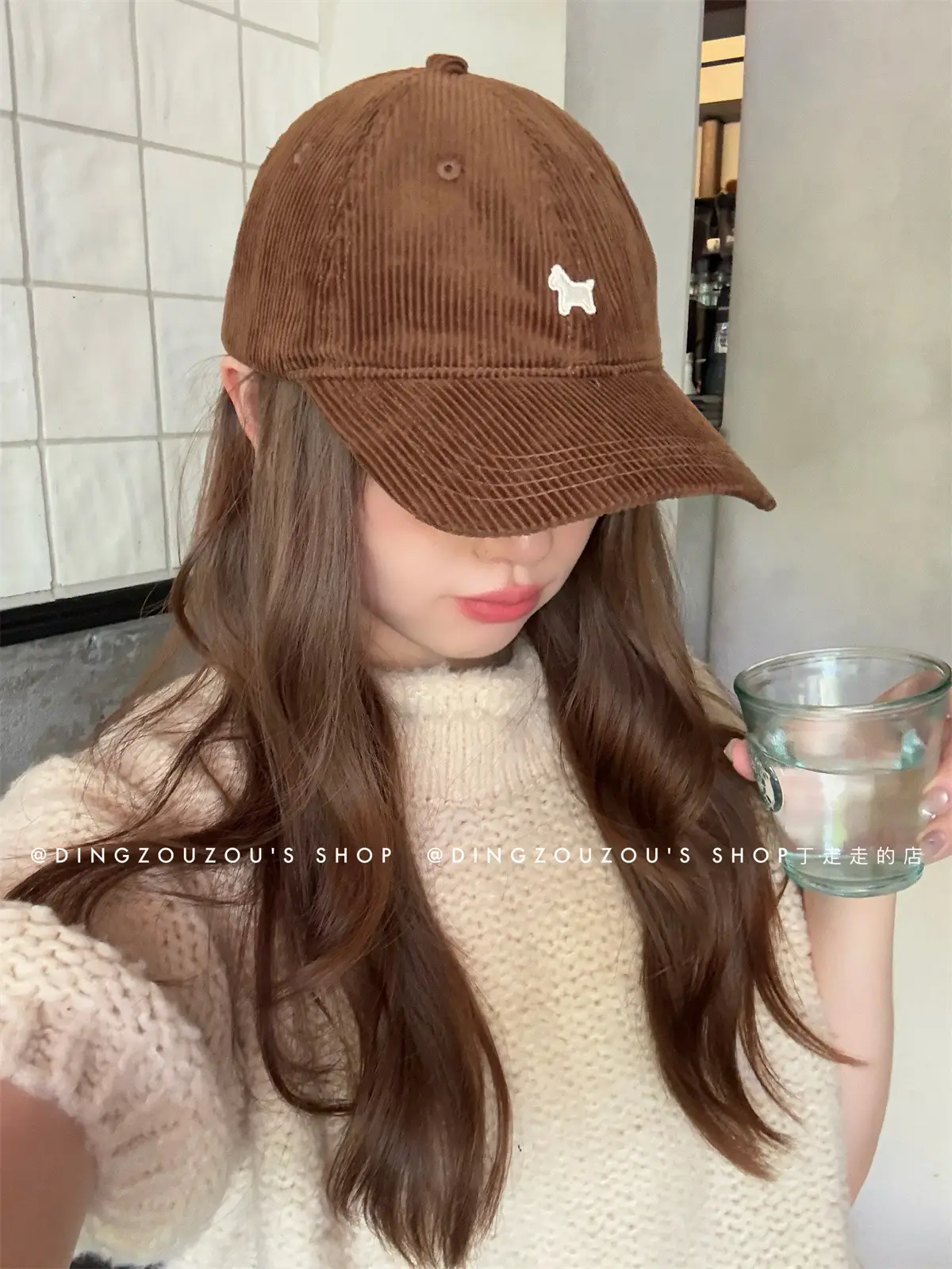 Cute Little Pony Embroidered Coffee Cap for Women — feature 8