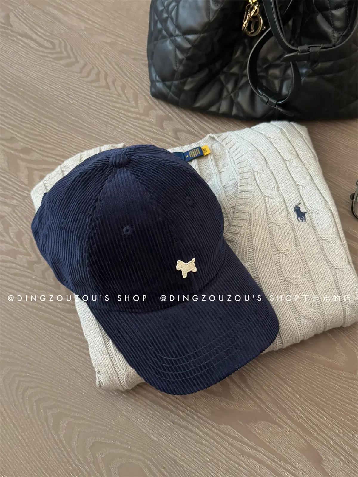 Cute Little Pony Embroidered Coffee Cap for Women - Image 2