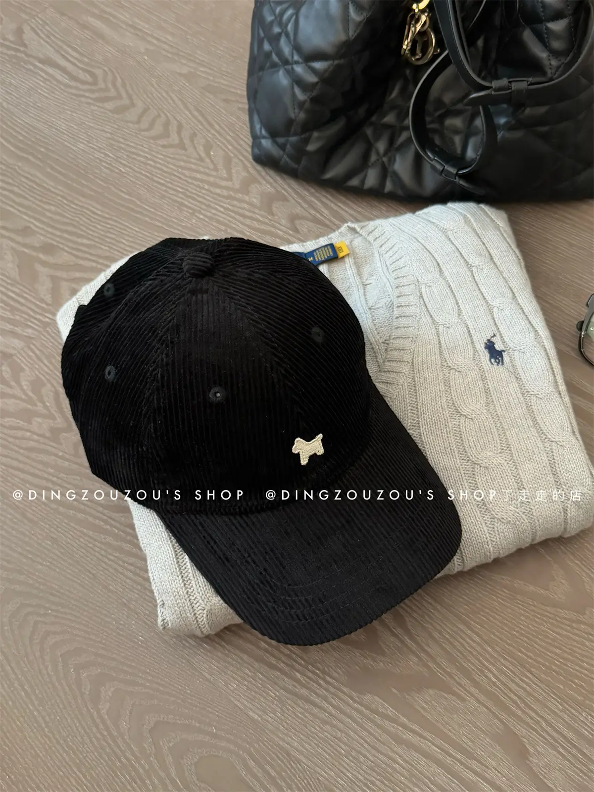 Cute Little Pony Embroidered Coffee Cap for Women - Image 3