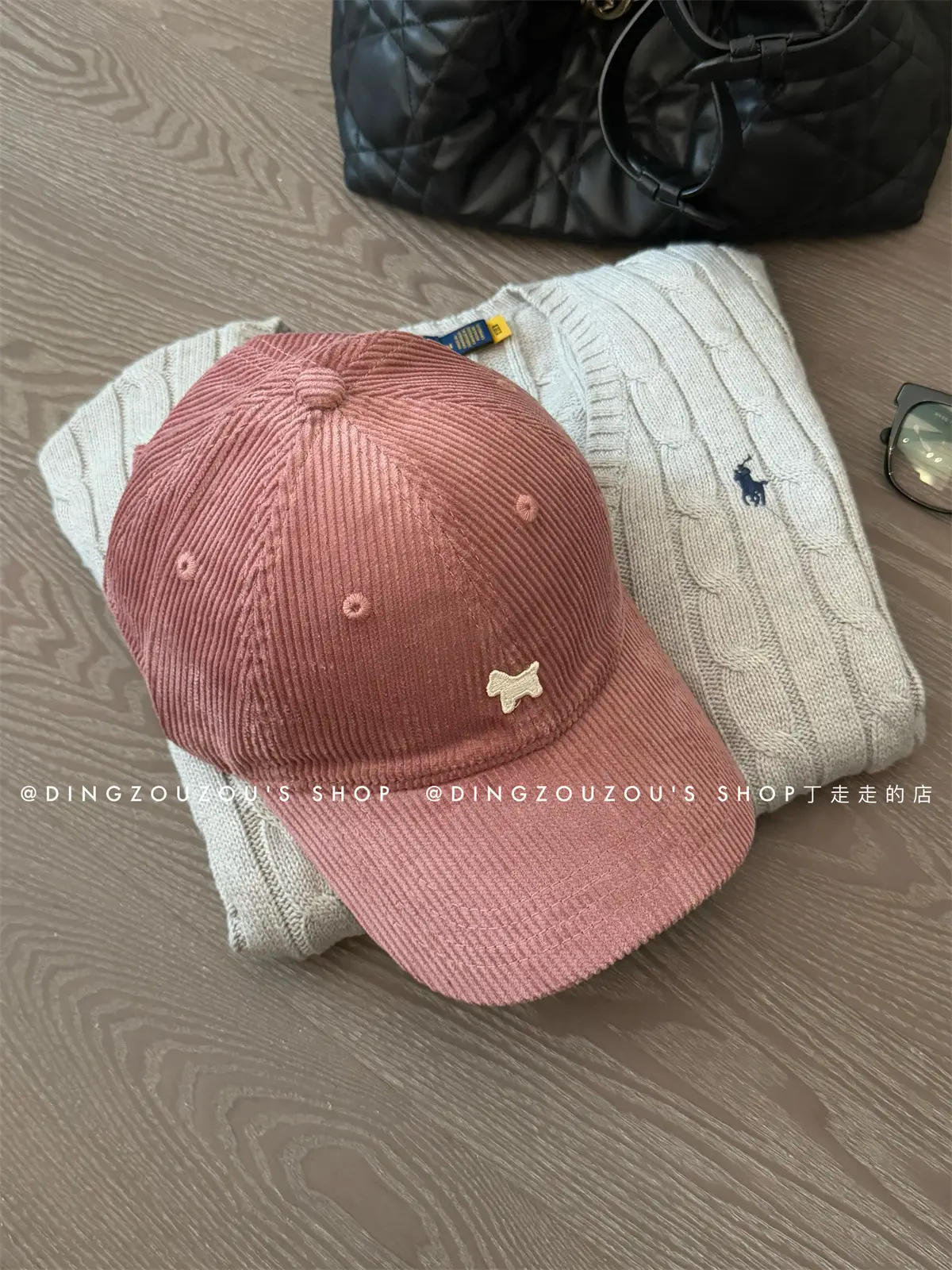 Cute Little Pony Embroidered Coffee Cap for Women - Image 4