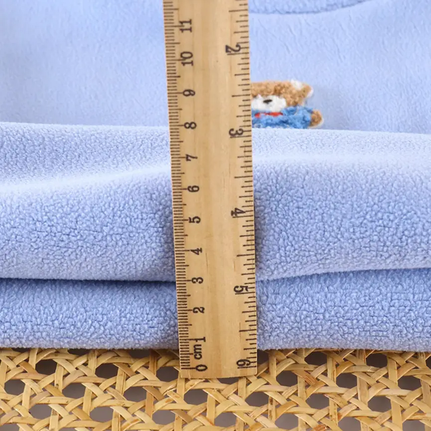 Blue Fleece Lined Warm T-Shirt for Boys Girls