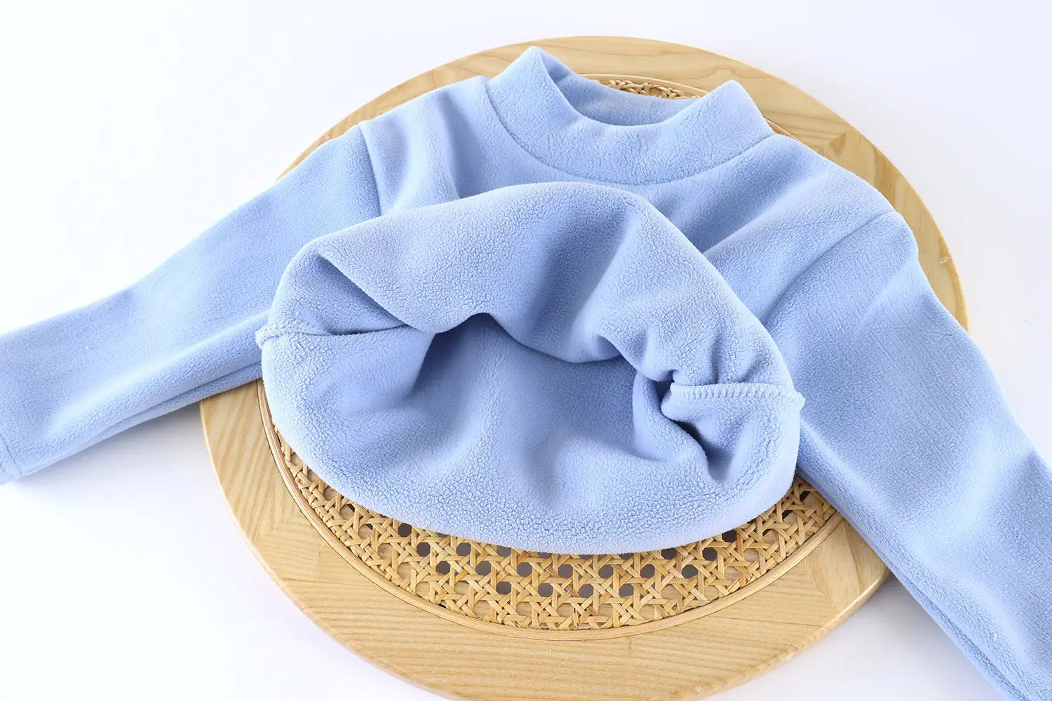 Blue Fleece Lined Warm T-Shirt for Boys Girls — feature 13