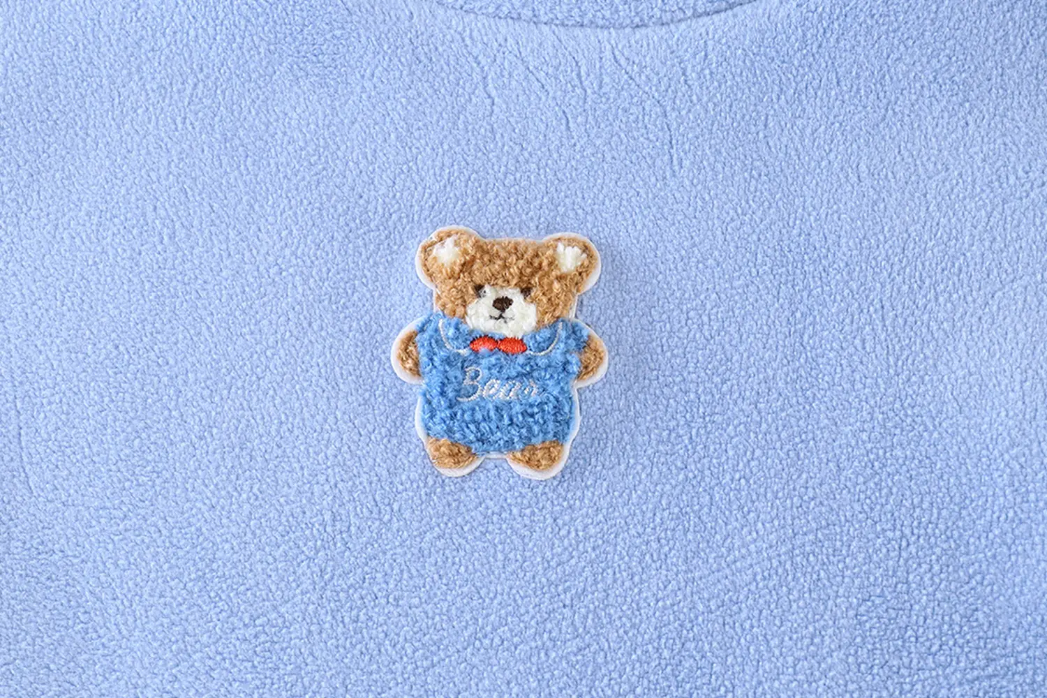 Blue Fleece Lined Warm T-Shirt for Boys Girls — feature 16