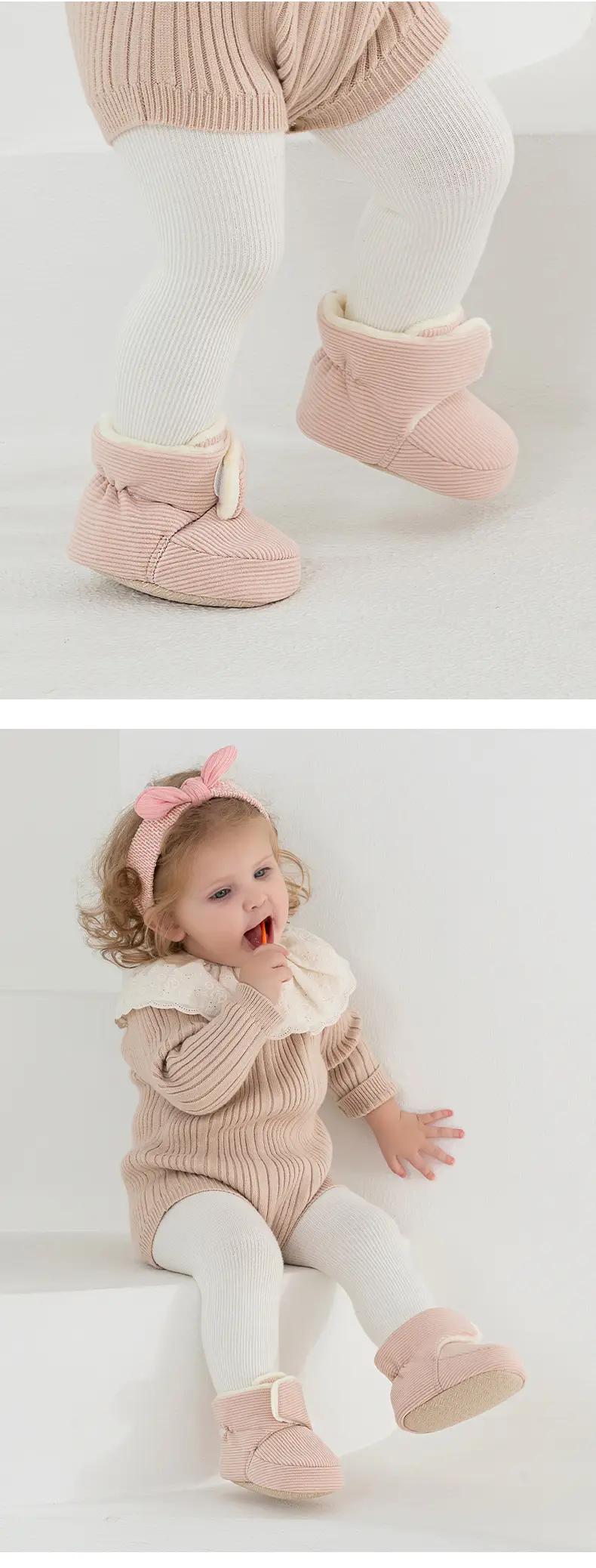 Baby Velcro Warm Floor Shoes Autumn Winter Soft Sole — feature 14