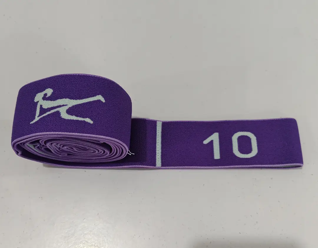 Yoga Elastic Band 8-Level Digital Resistance Band for Adults and Children Segmented Stretching Health Fitness Resistance Band Stretch Band