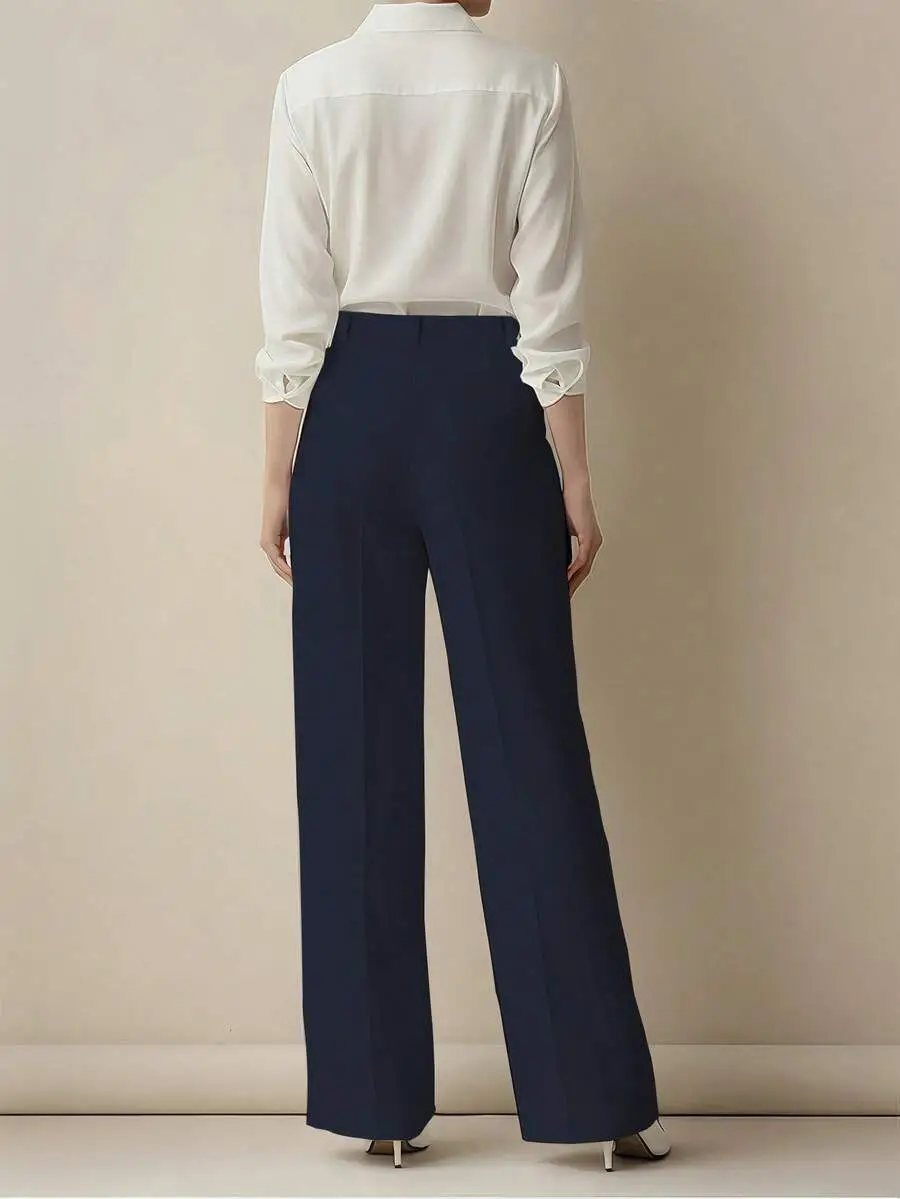 2025 Women High-Waisted Brown Pants Casual Fit — feature 22
