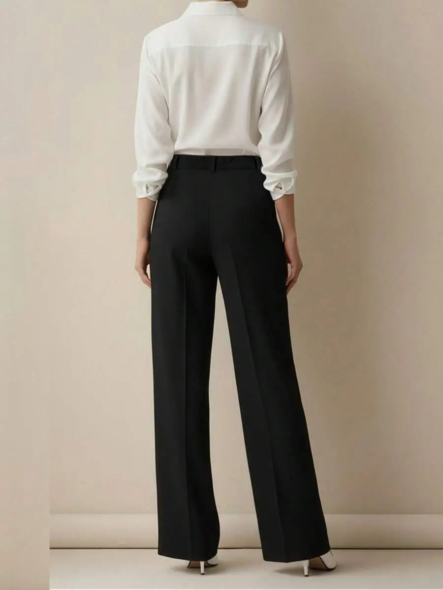 2025 Women High-Waisted Brown Pants Casual Fit — feature 23