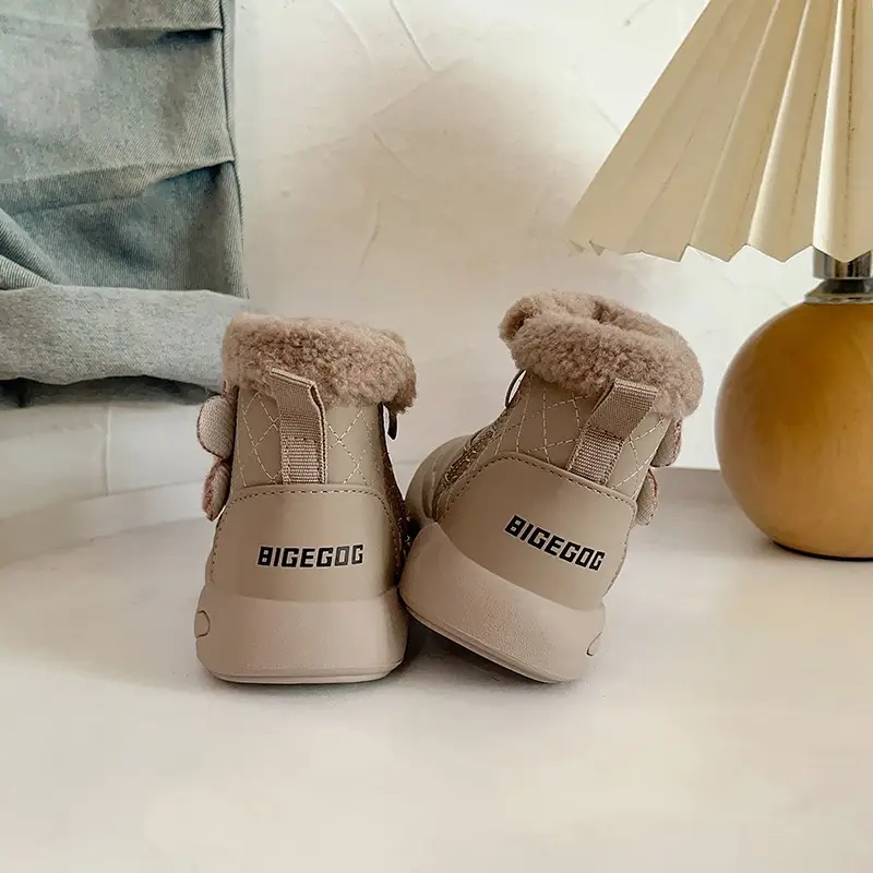 Winter Toddler Boots Velvet Soft Sole Snow Boots - Image 7