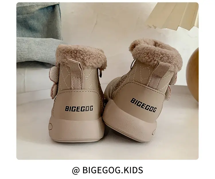 Winter Toddler Boots Velvet Soft Sole Snow Boots — feature 13