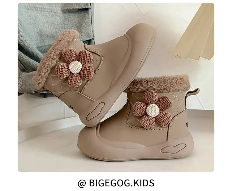 Winter Toddler Boots Velvet Soft Sole Snow Boots — feature 18