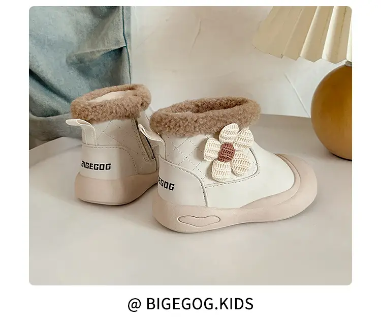 Winter Toddler Boots Velvet Soft Sole Snow Boots — feature 19
