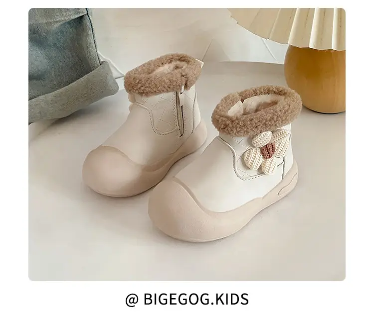 Winter Toddler Boots Velvet Soft Sole Snow Boots — feature 20