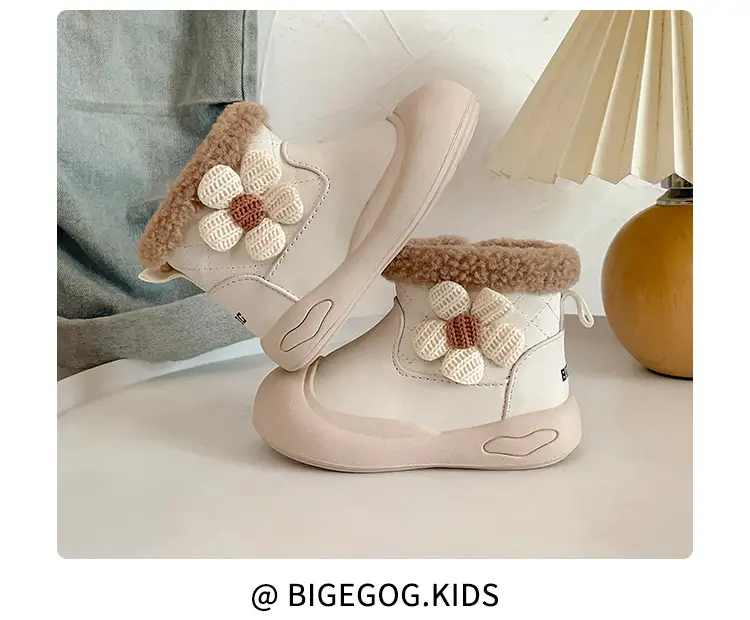 Winter Toddler Boots Velvet Soft Sole Snow Boots — feature 24
