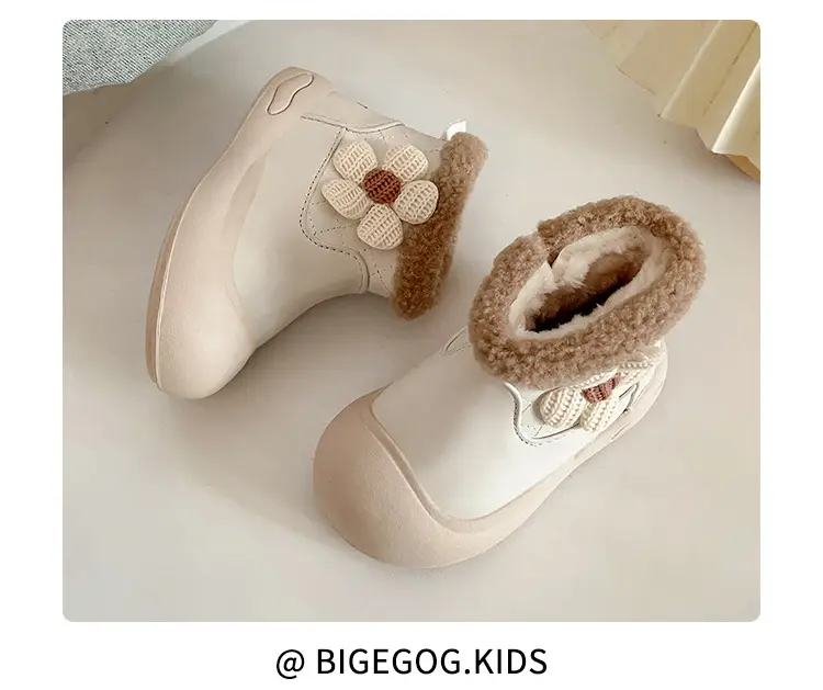Winter Toddler Boots Velvet Soft Sole Snow Boots — feature 8