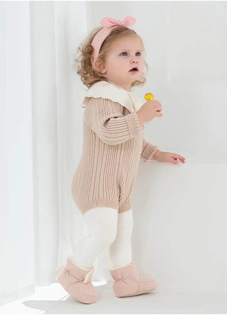 Baby Velcro Warm Floor Shoes Autumn Winter Soft Sole β feature 13