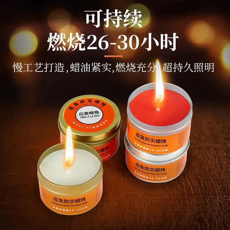 Emergency Disaster Prevention Candle Safe and Burn-Resistant Smokeless and Odorless Emergency Backup Power Outage Household Windproof Candle