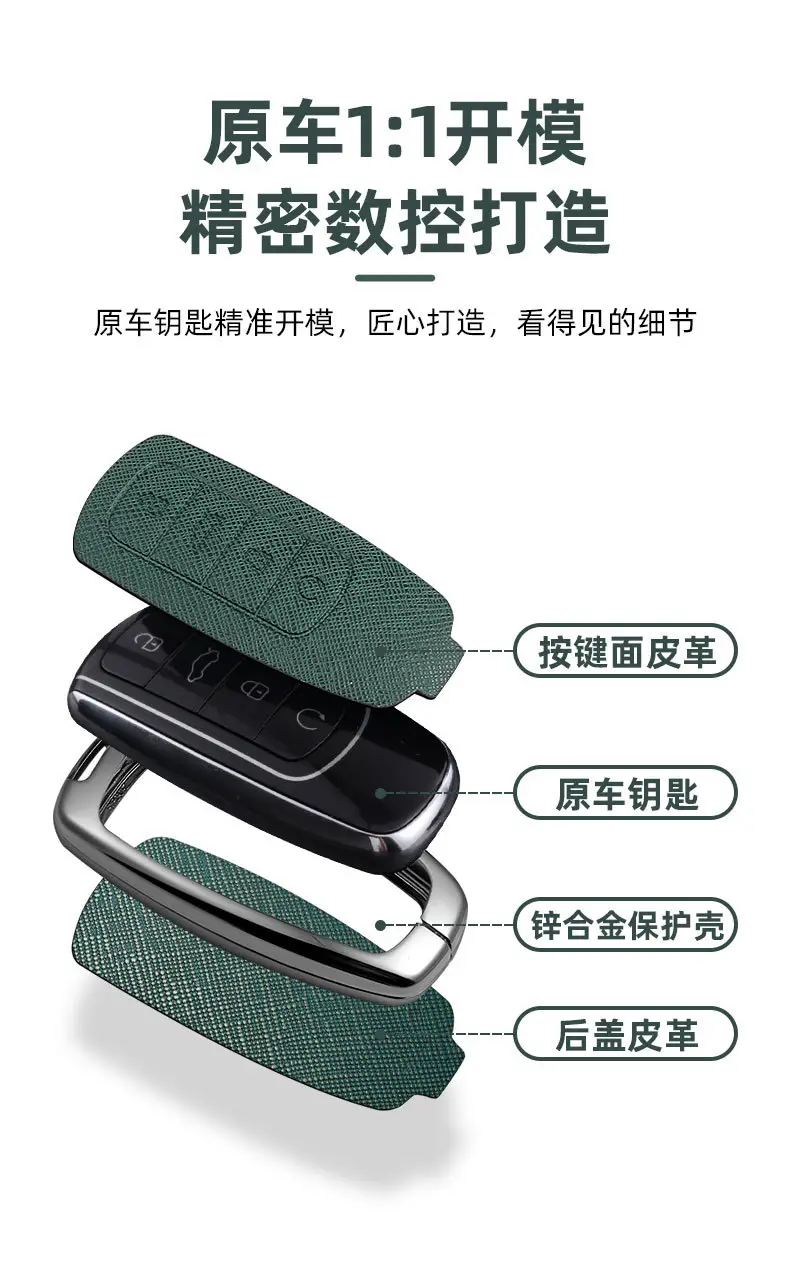 Jaecoo Zinc Alloy Key Cover for Men Women — feature 7