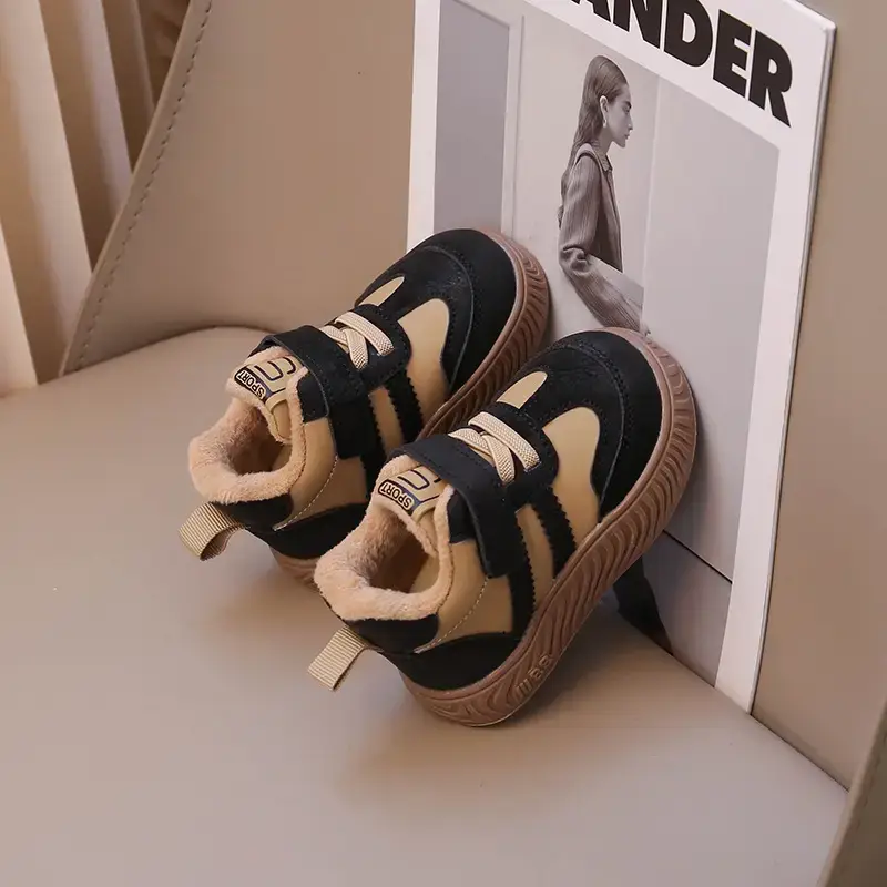 2025 Winter Velvet Toddler Shoes Warm Anti-Slip 1-2Y — feature 1
