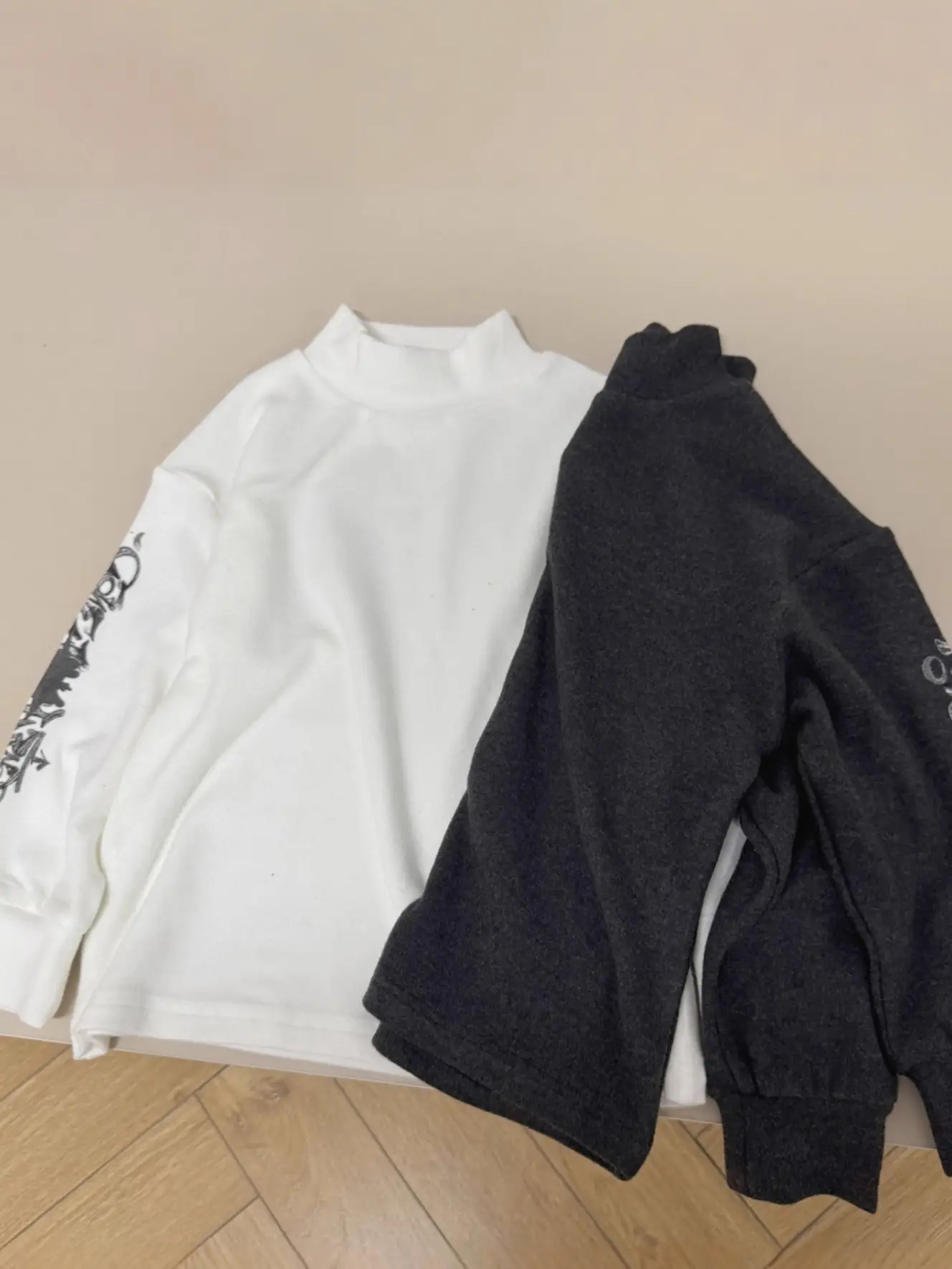 Boys Long Sleeve T-Shirt Grey 2026 Winter Self Heating Gold Velvet Base - Image 4