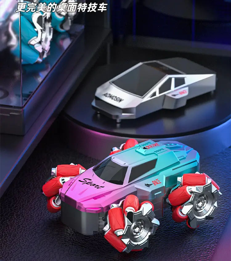 Aomengxing Mini Desktop Rc Drift Remote Control Car Amphibious Racing Children's Small Toy Car Boy Gift — feature 4