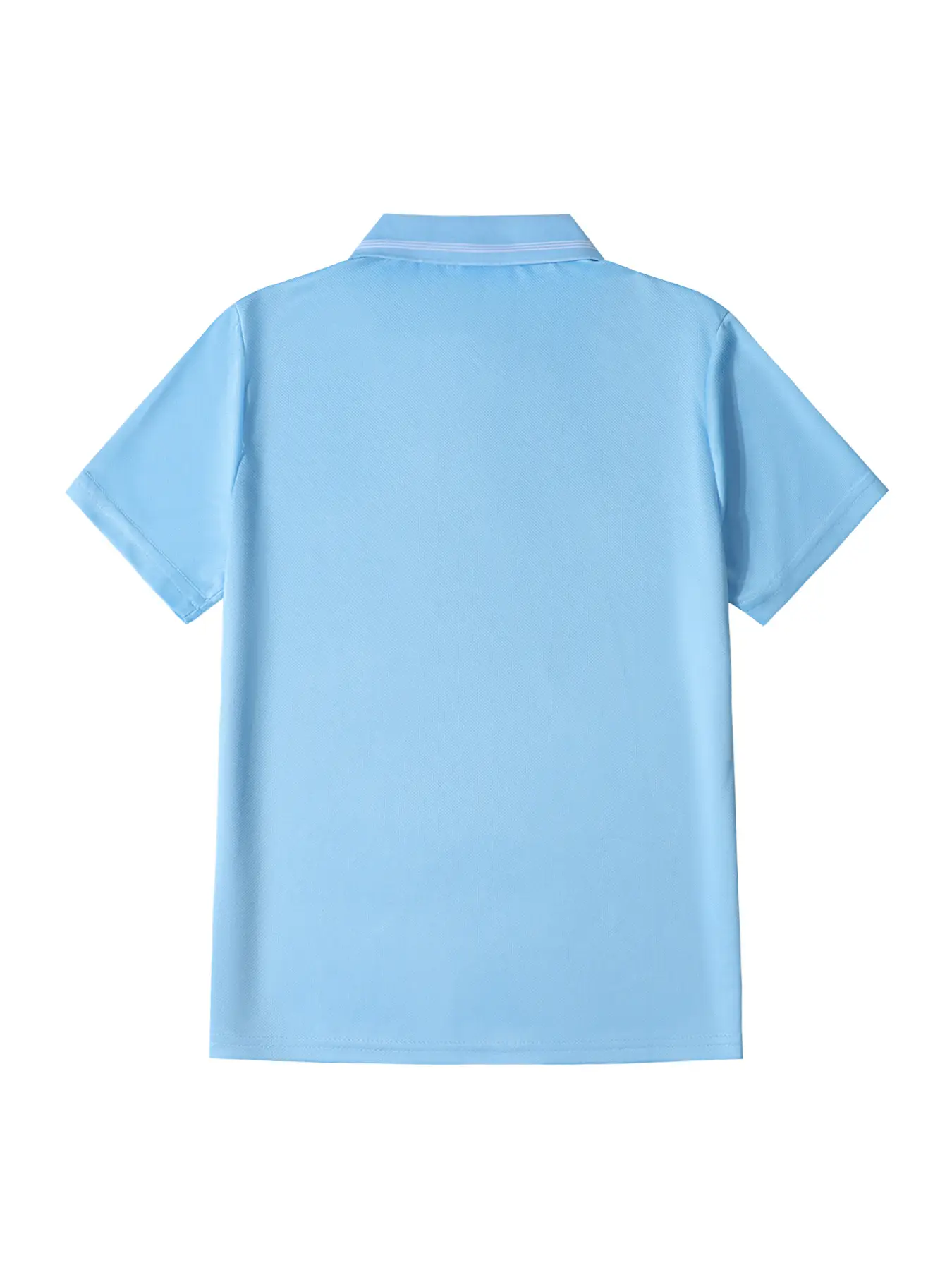 White Boys Polo Shirt Short Sleeve Primary School Uniform — feature 6