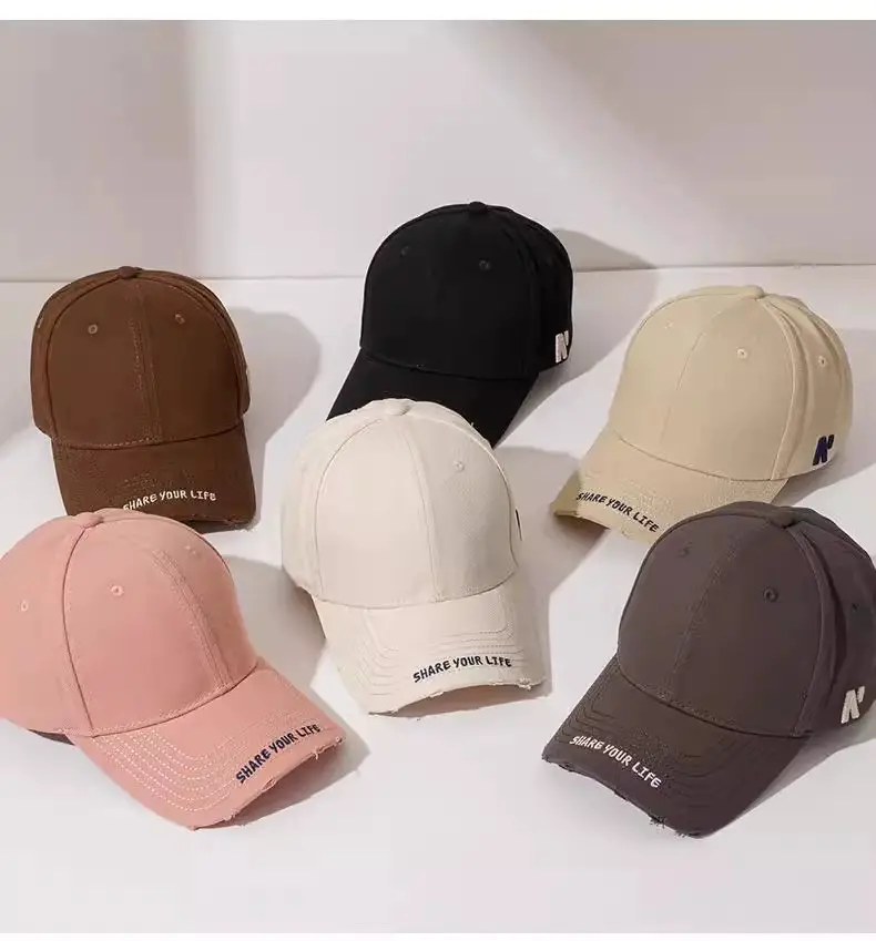 Women Face-Slimming Duckbill Cap with Wide Brim — feature 14