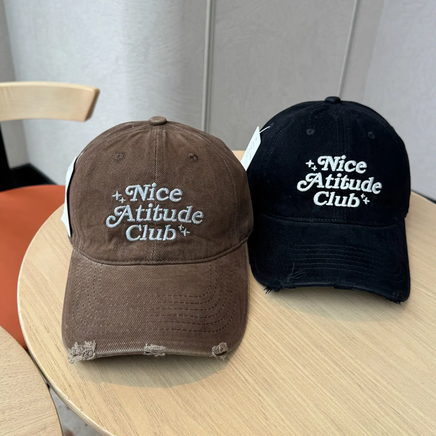 Nice Attire Club Women's Pink & Maroon Baseball Cap