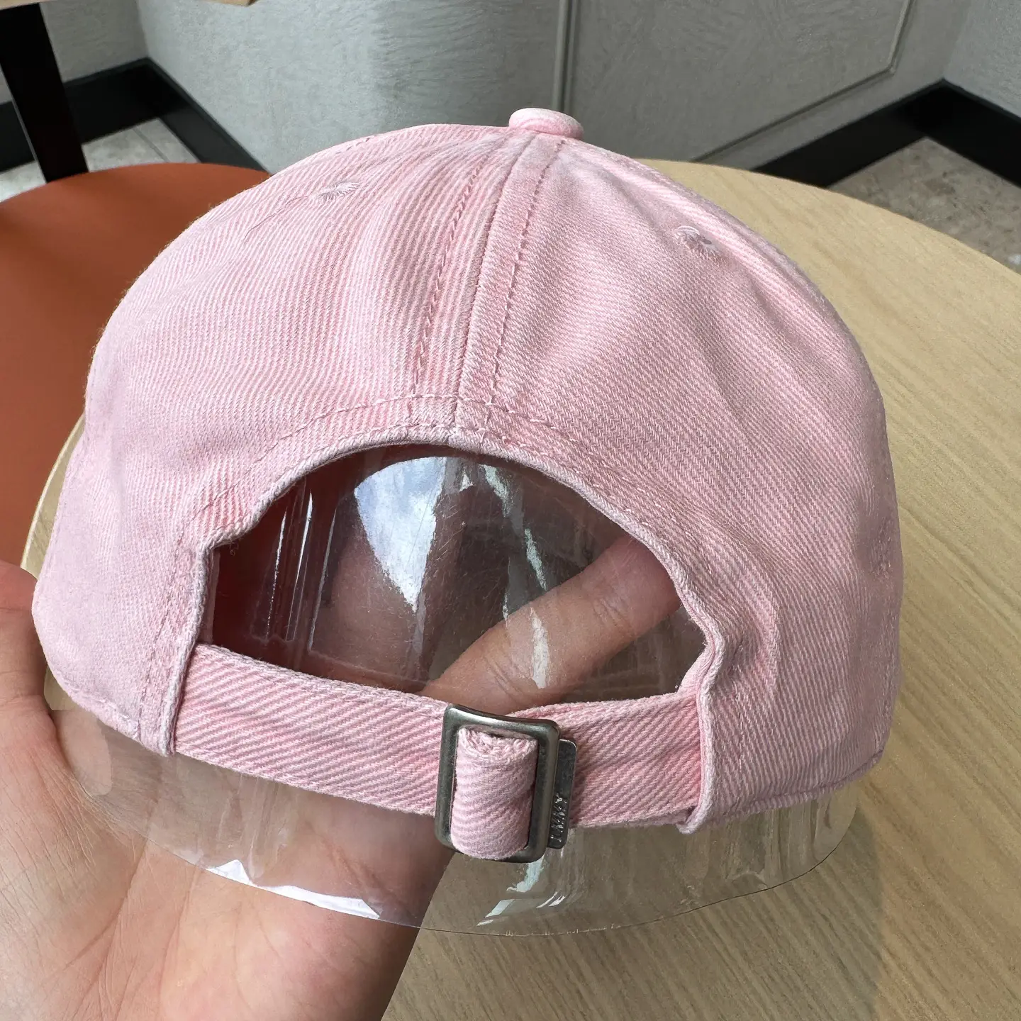 Nice Attire Club Women's Pink & Maroon Baseball Cap — feature 10