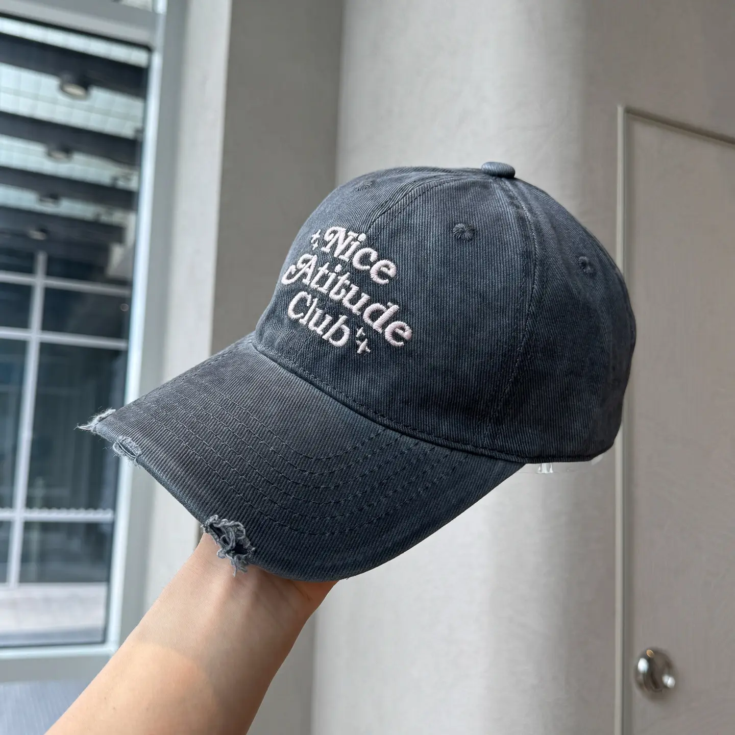 Nice Attire Club Women's Pink & Maroon Baseball Cap — feature 14