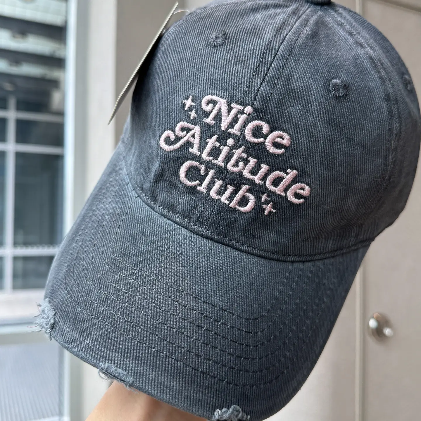 Nice Attire Club Women's Pink & Maroon Baseball Cap — feature 15