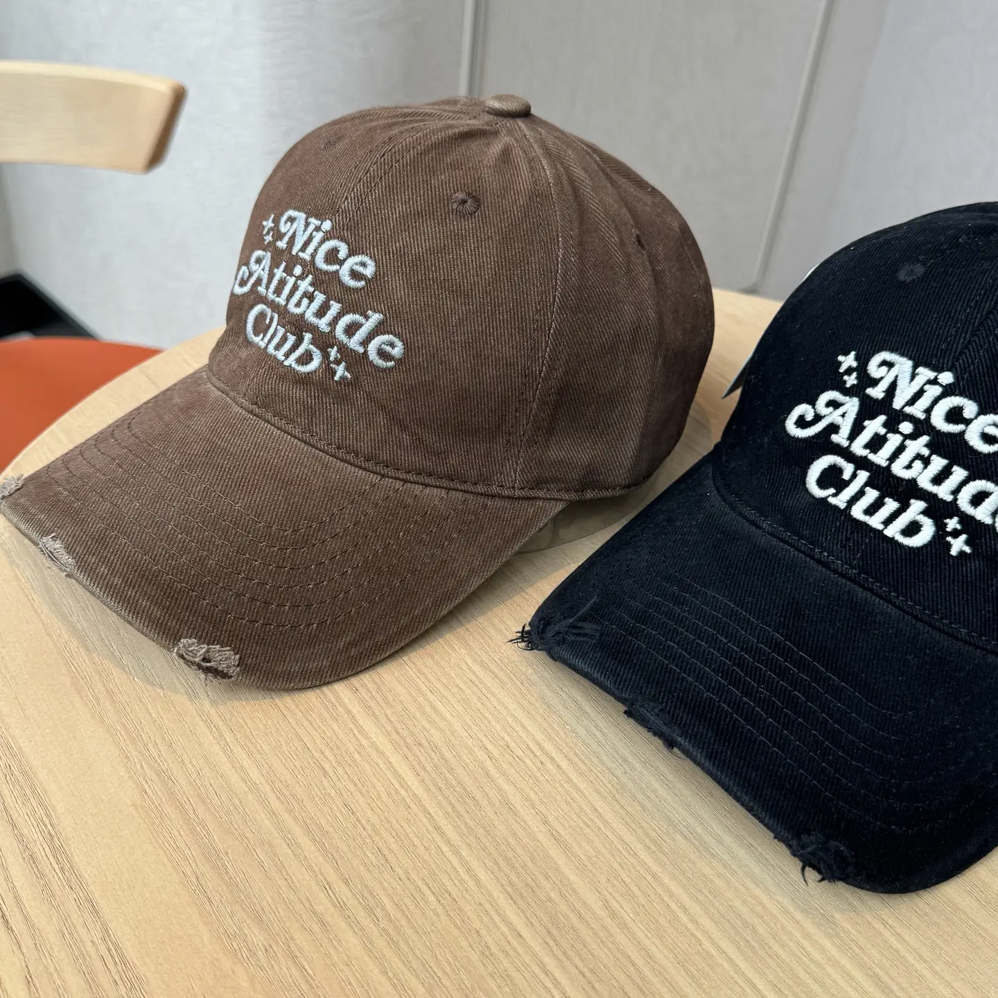 Nice Attire Club Women's Pink & Maroon Baseball Cap — feature 6