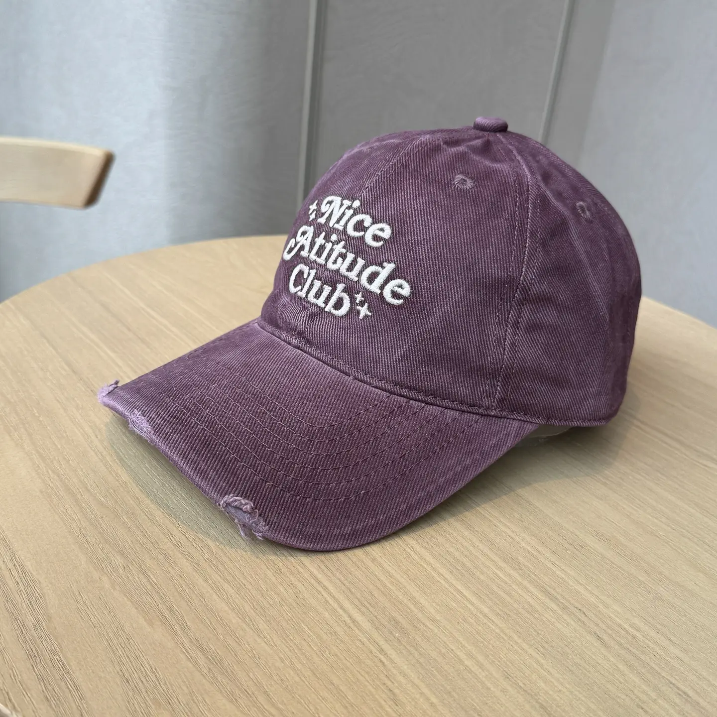 Nice Attire Club Women's Pink & Maroon Baseball Cap