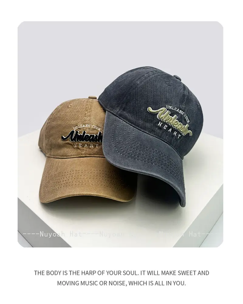 Men Women Sunshade Baseball Cap with Embroidery — feature 5