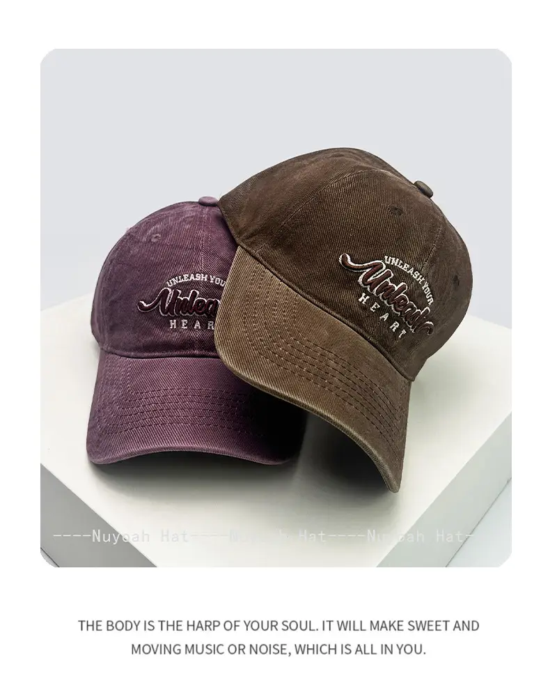Men Women Sunshade Baseball Cap with Embroidery — feature 7