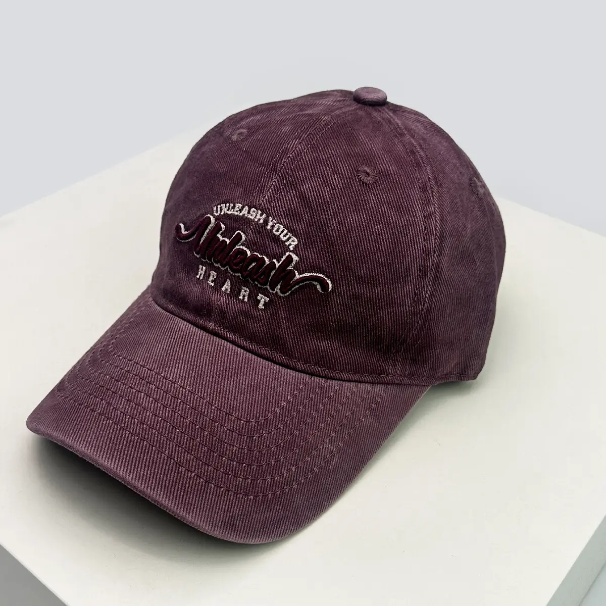Men Women Sunshade Baseball Cap with Embroidery - Image 3