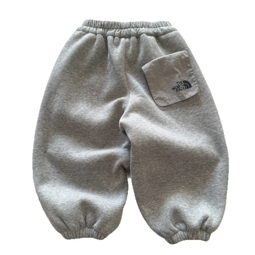 Linlinma Children's Fleece-Lined Pants 2025 Winter Boys' Trendy Casual Sweatpants Toddler Jogger Pants Wholesale