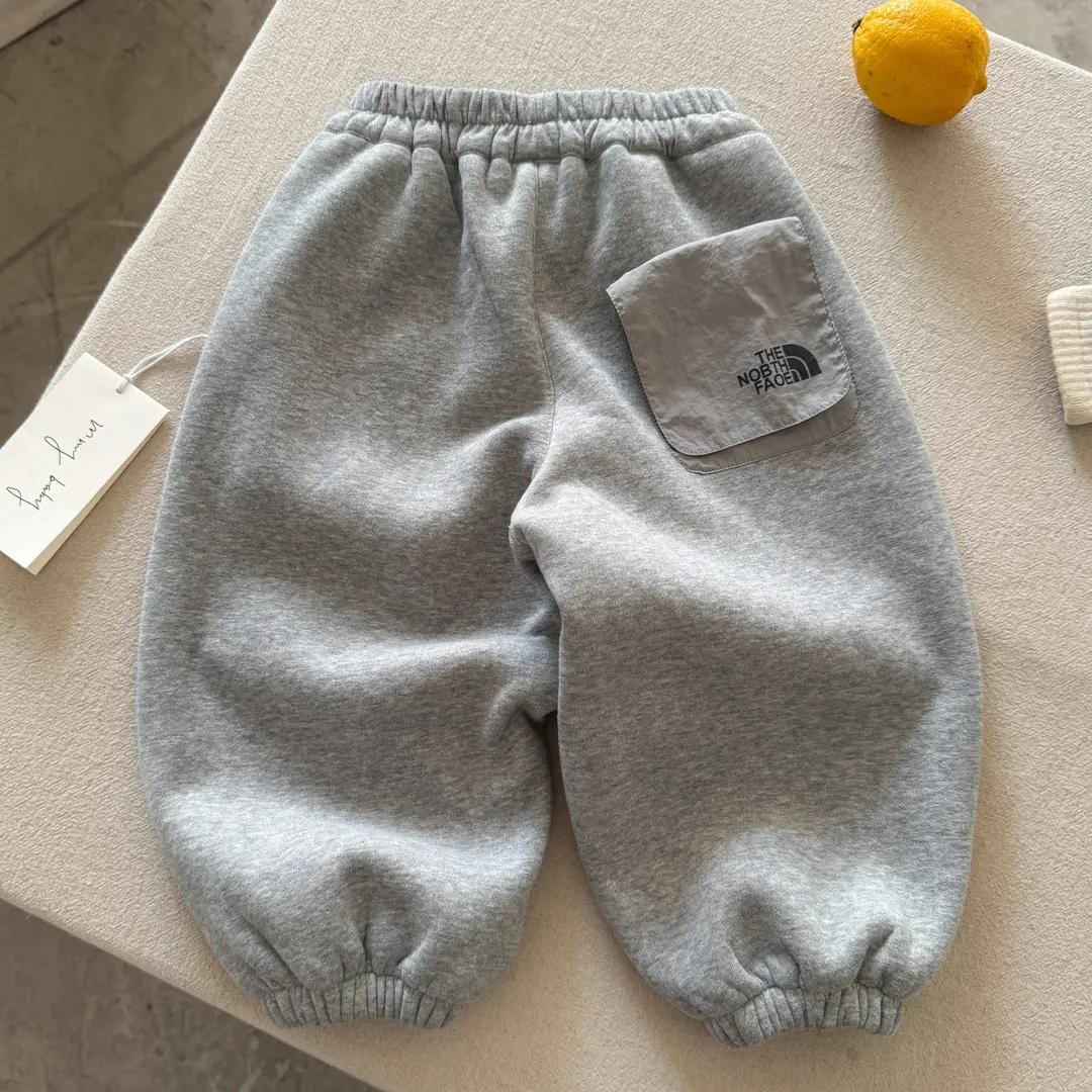 Linlinma Children's Fleece-Lined Pants 2025 Winter Boys' Trendy Casual Sweatpants Toddler Jogger Pants Wholesale