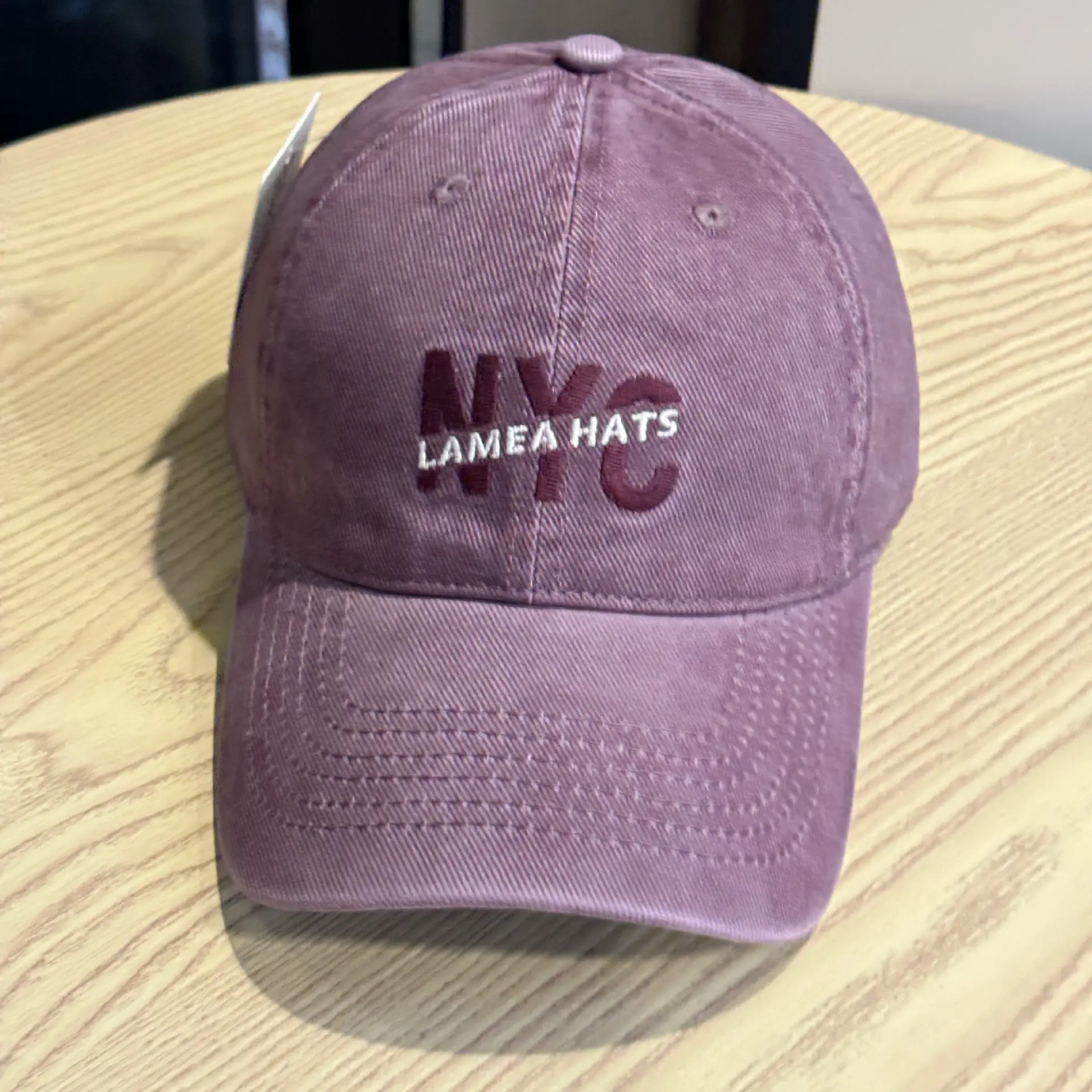 Nyc Large Letter Embroidered Baseball Cap for Men White & Beige — feature 2