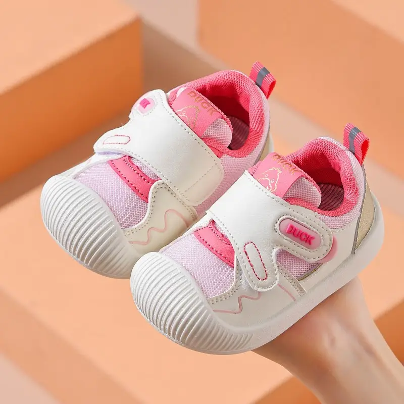 Duck Baby Shoes White Black Anti-Collision Stable Sole — feature 11