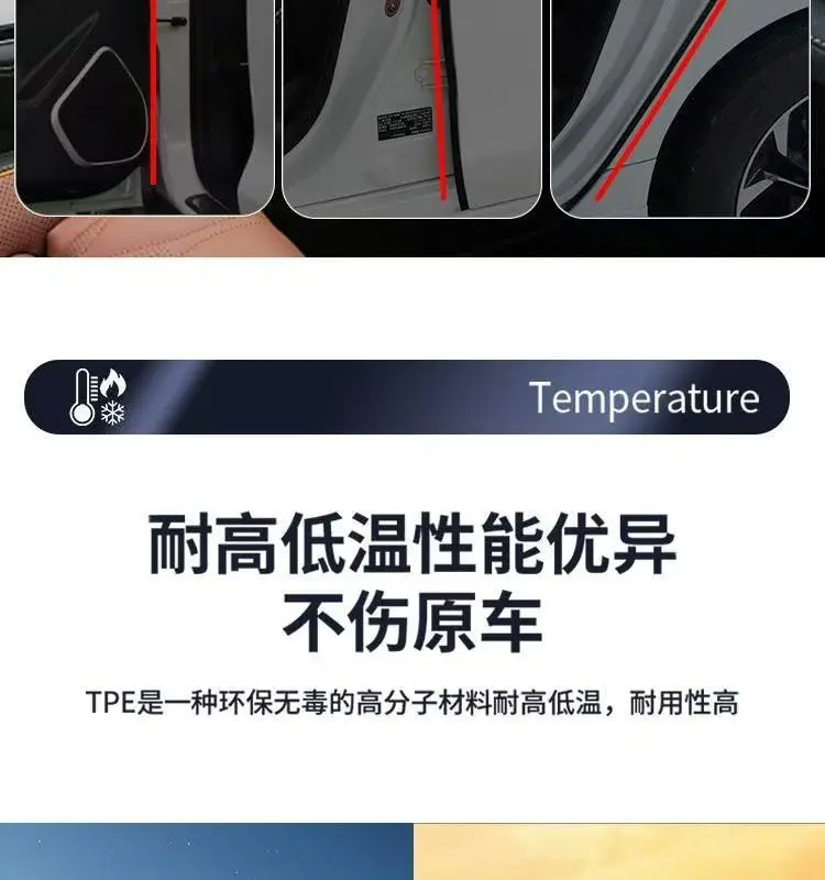 Chery Tiggo 8 Plus Tiggo 7 Arrizo 5 Omuanda Door Abc Pillar Central Control Seal Strip Car Sound Insulation Strip — feature 12