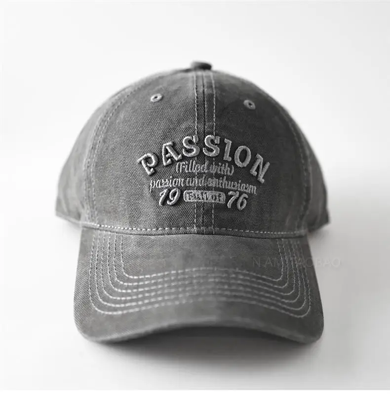 Men Women Embroidered Baseball Cap Black — feature 4