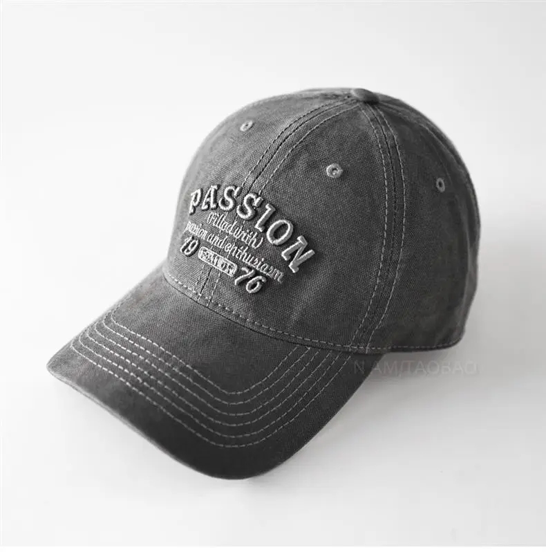Men Women Embroidered Baseball Cap Black — feature 9