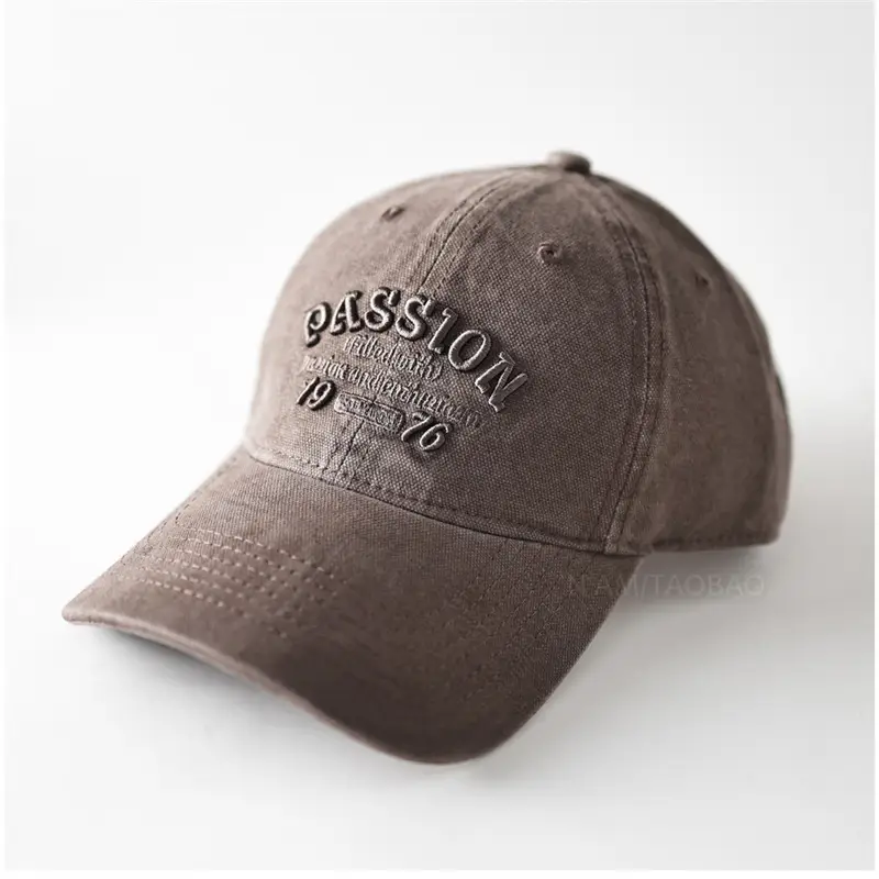 Men Women Embroidered Baseball Cap Black - Image 6